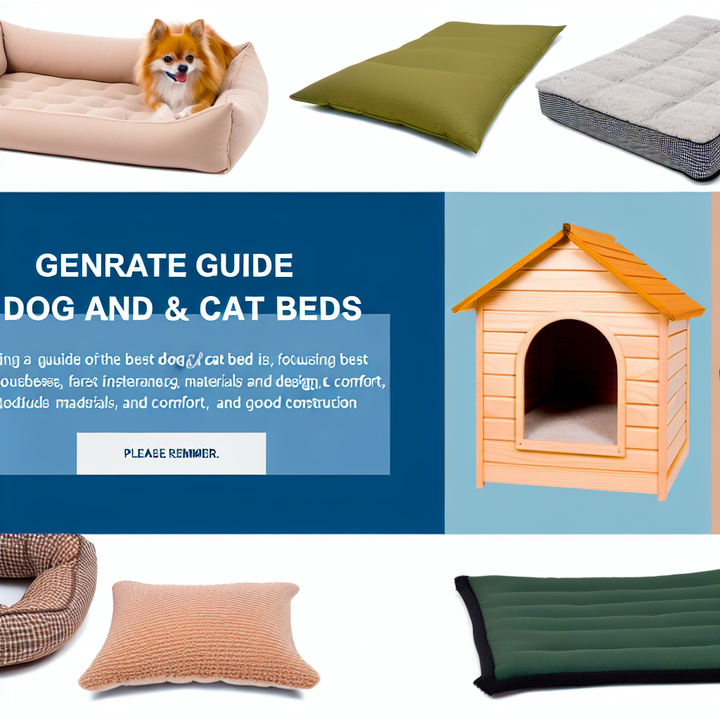 Guida alle Migliori Cucce per Cani e Gatti: Comfort, Materiali e Design