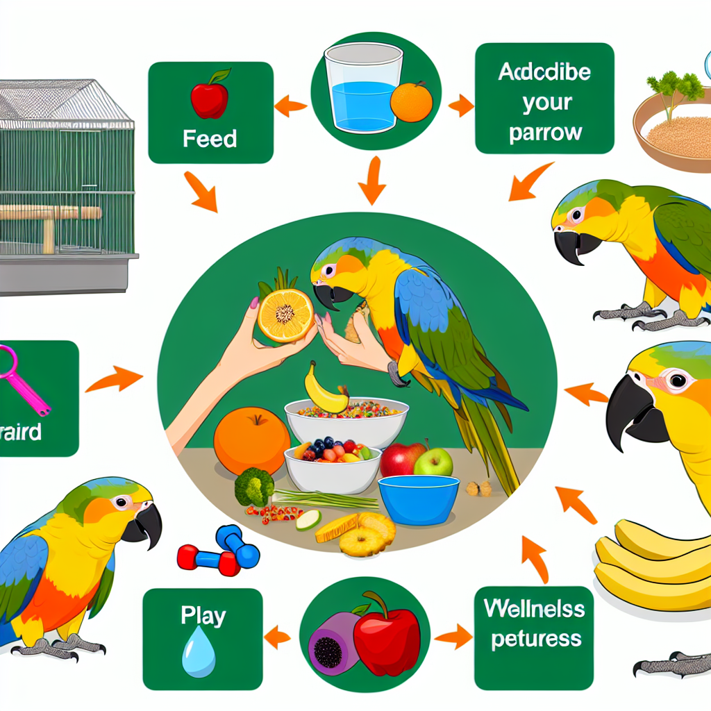 Guida Completa alla Cura dei Pappagalli: Consigli su Alimentazione, Gioco e Benessere